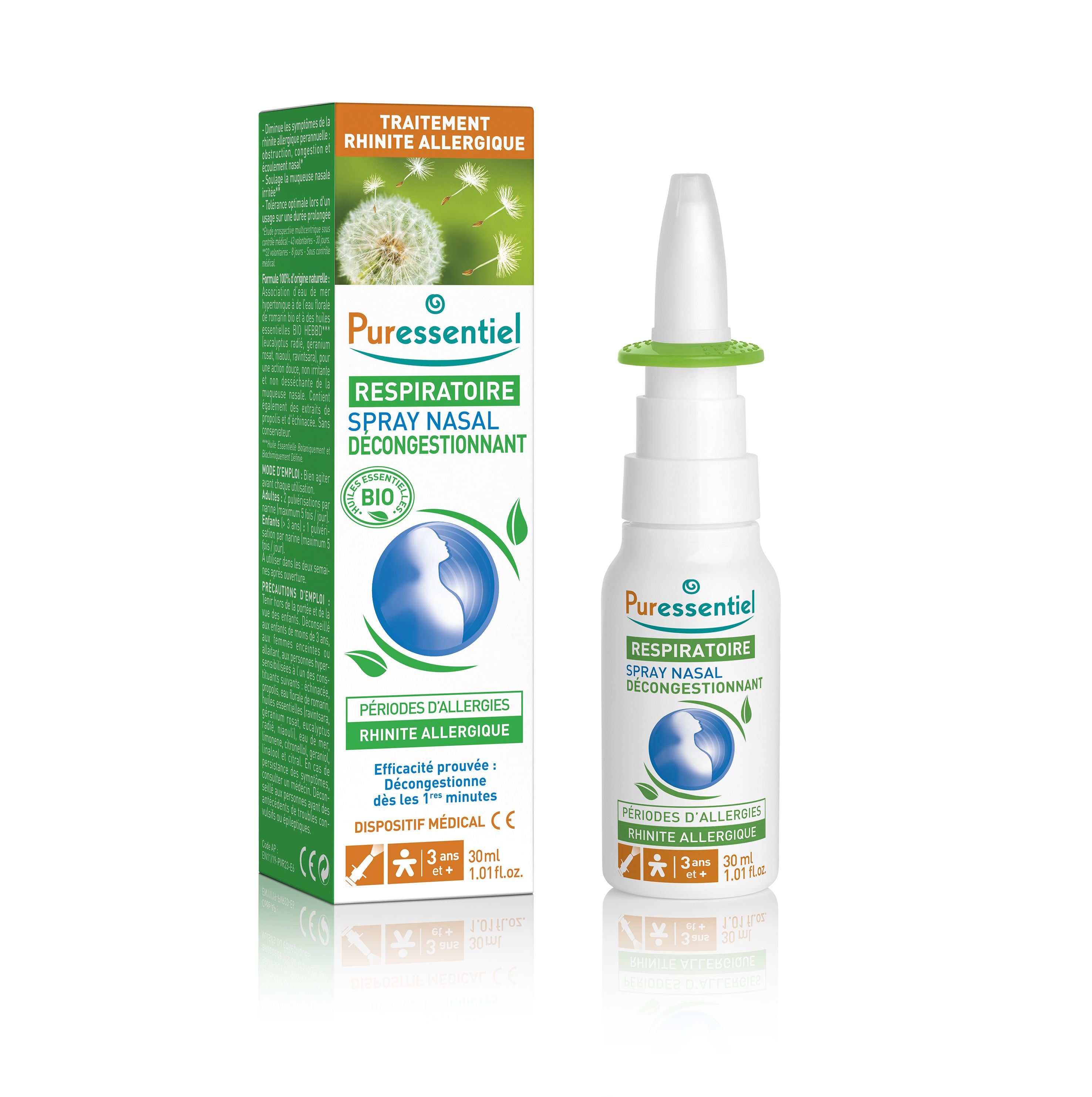 Puressentiel Adem Vrijmakende Neusspray 30 ml - Puressentiel