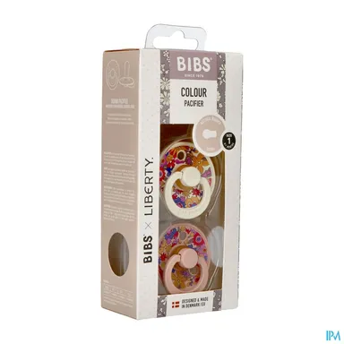 Bibs x Liberty 1 Tétine Duo Blush Mix