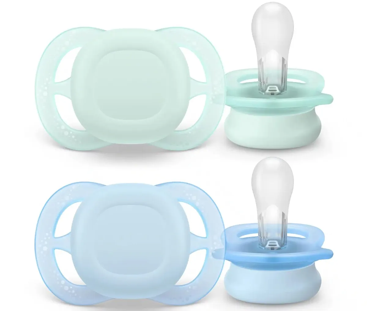 Philips Avent Sucette +0M Ultra Start Vert/Bleu