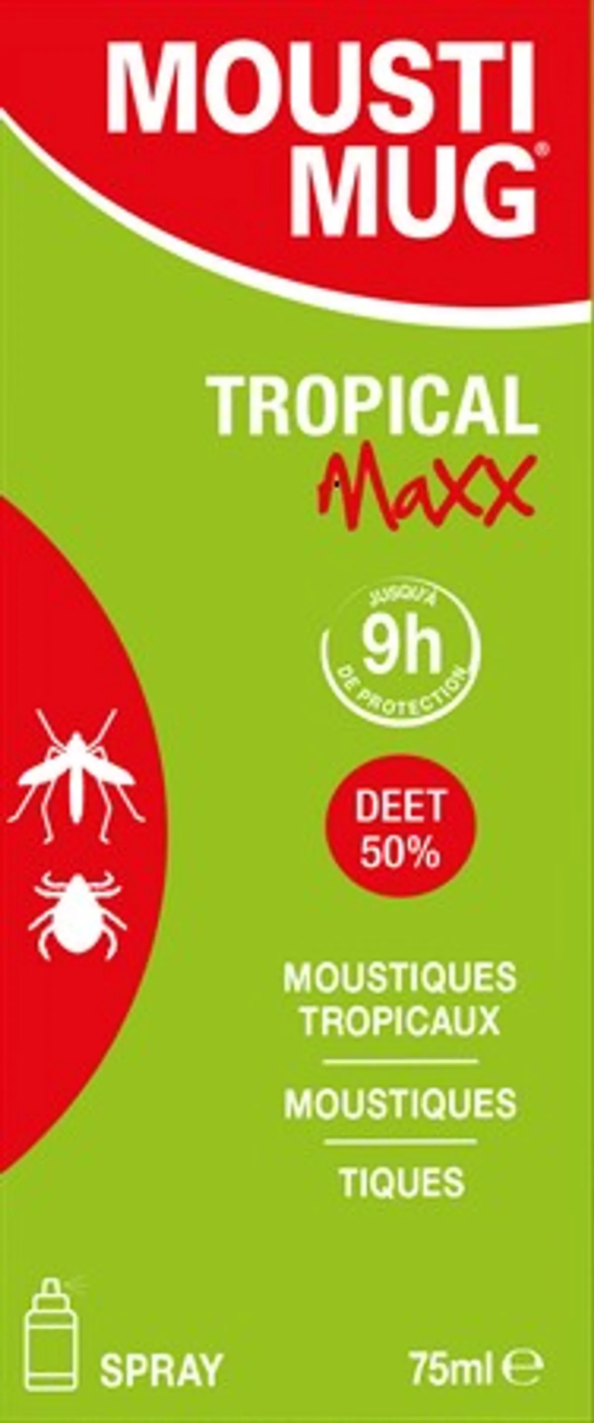 Moustimug Tropical Maxx Spray 50% DEET 75ml