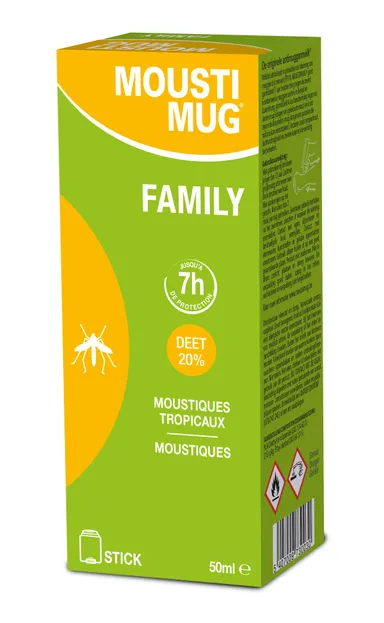 Moustimug Muggenwerende Stick 20% DEET 50 ml