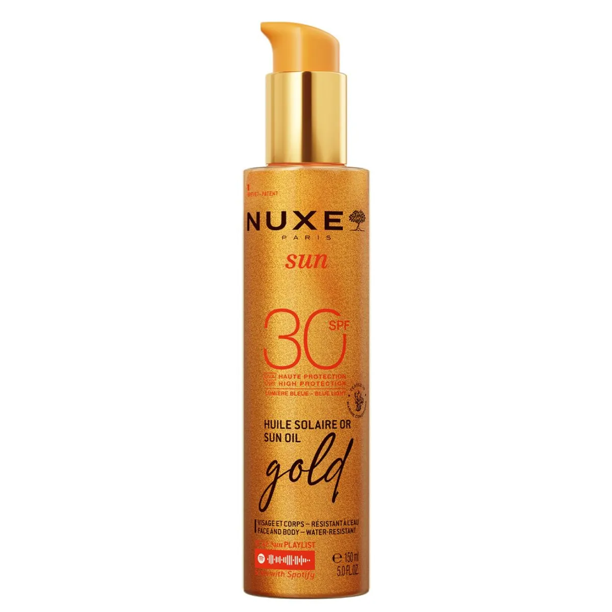 Nuxe Sun Huile Solaire Bronzante Gold IP30+ 150ml