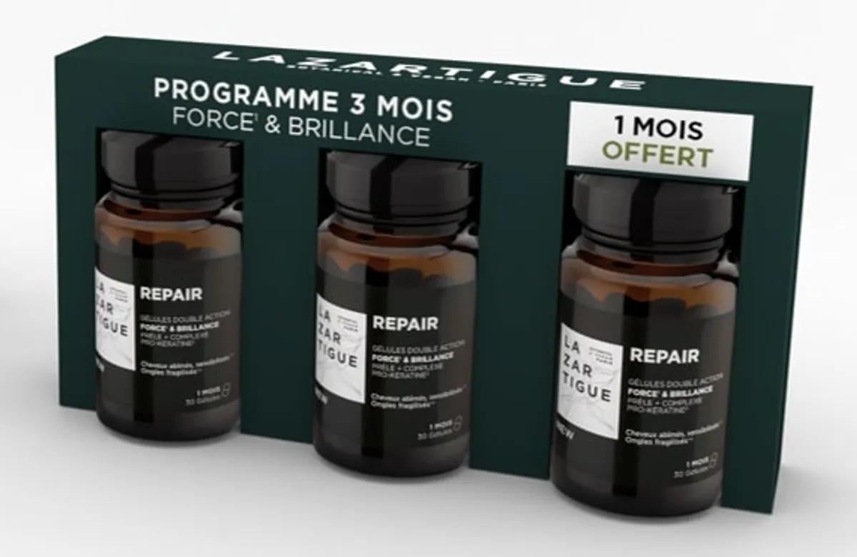 Lazartigue Repair Cure 3 Mois 90 Capsules