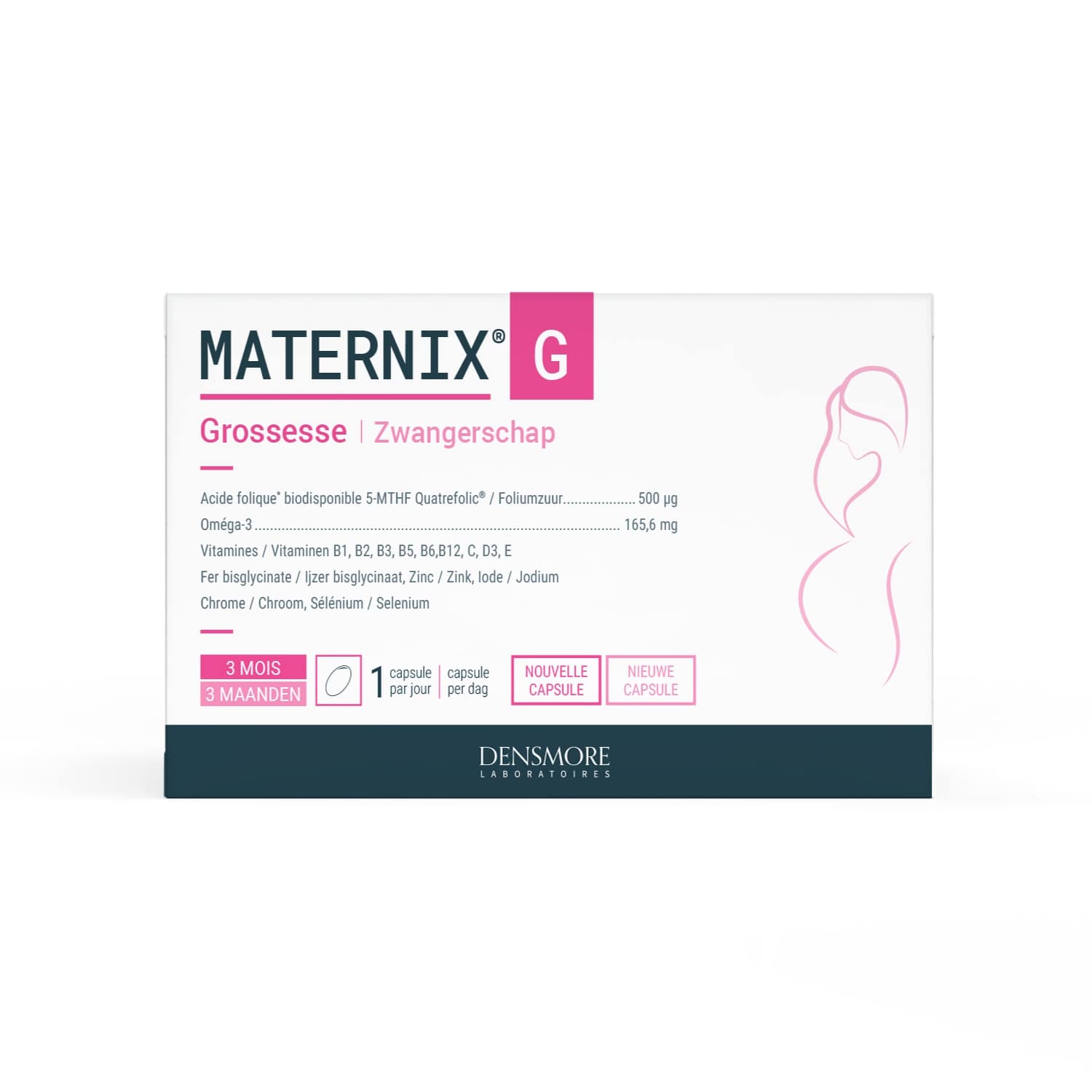 Maternix G Zwangerschap 90 Capsules - Densmore Laboratoire