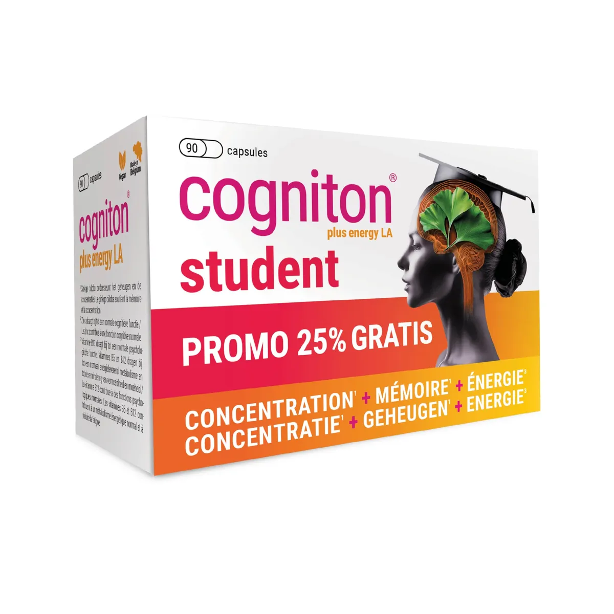 Cogniton Student 90 Capsules (Promo 25% Gratuit)
