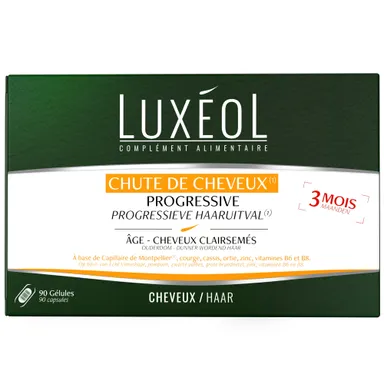 Luxeol Chute de Cheveux Progressives 3 Mois