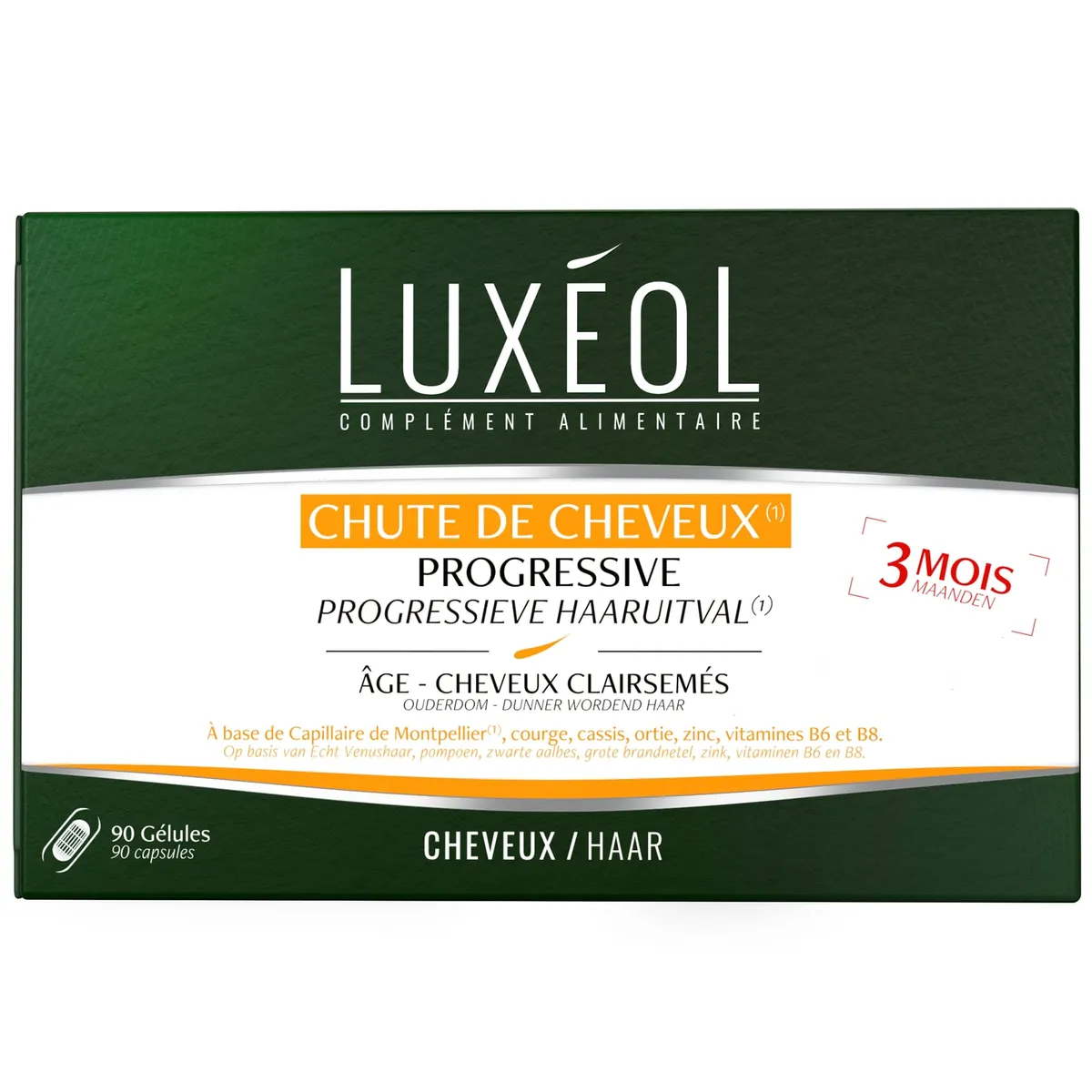Luxeol Progressieve Haaruitval 3 Maanden