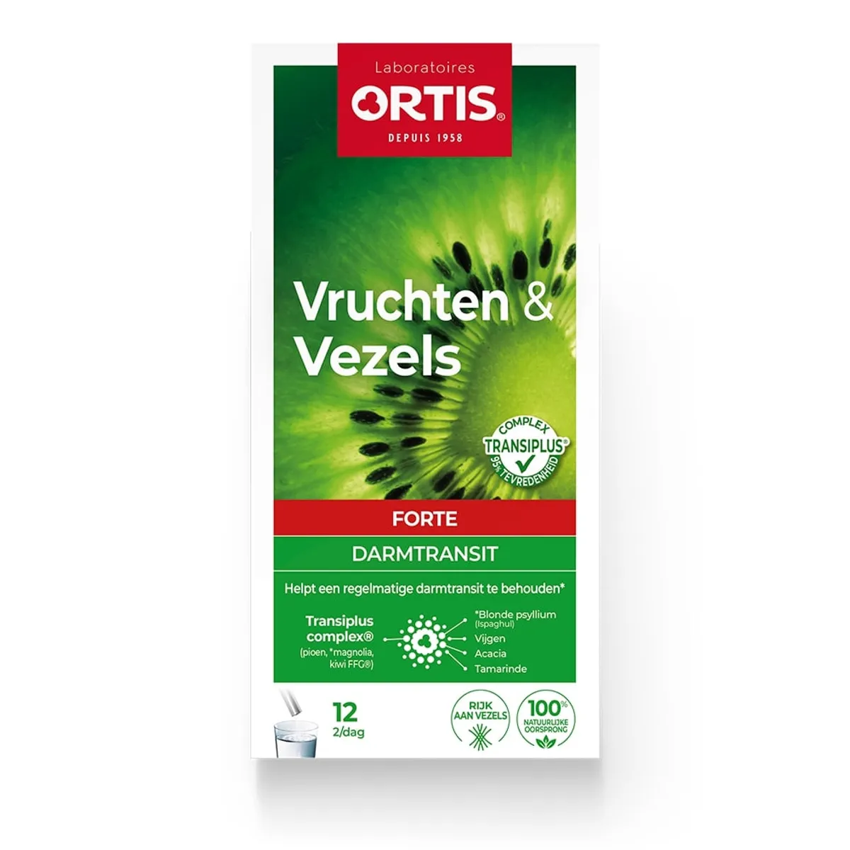 Ortis Fruits&Fibres Forte Transiplus-Complex 12 Sticks