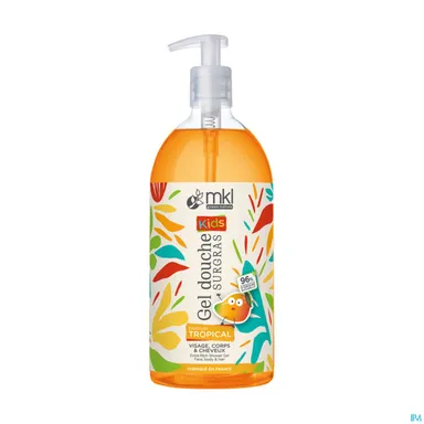 Mkl Kids Gel Douche Surgras Tropical 1l