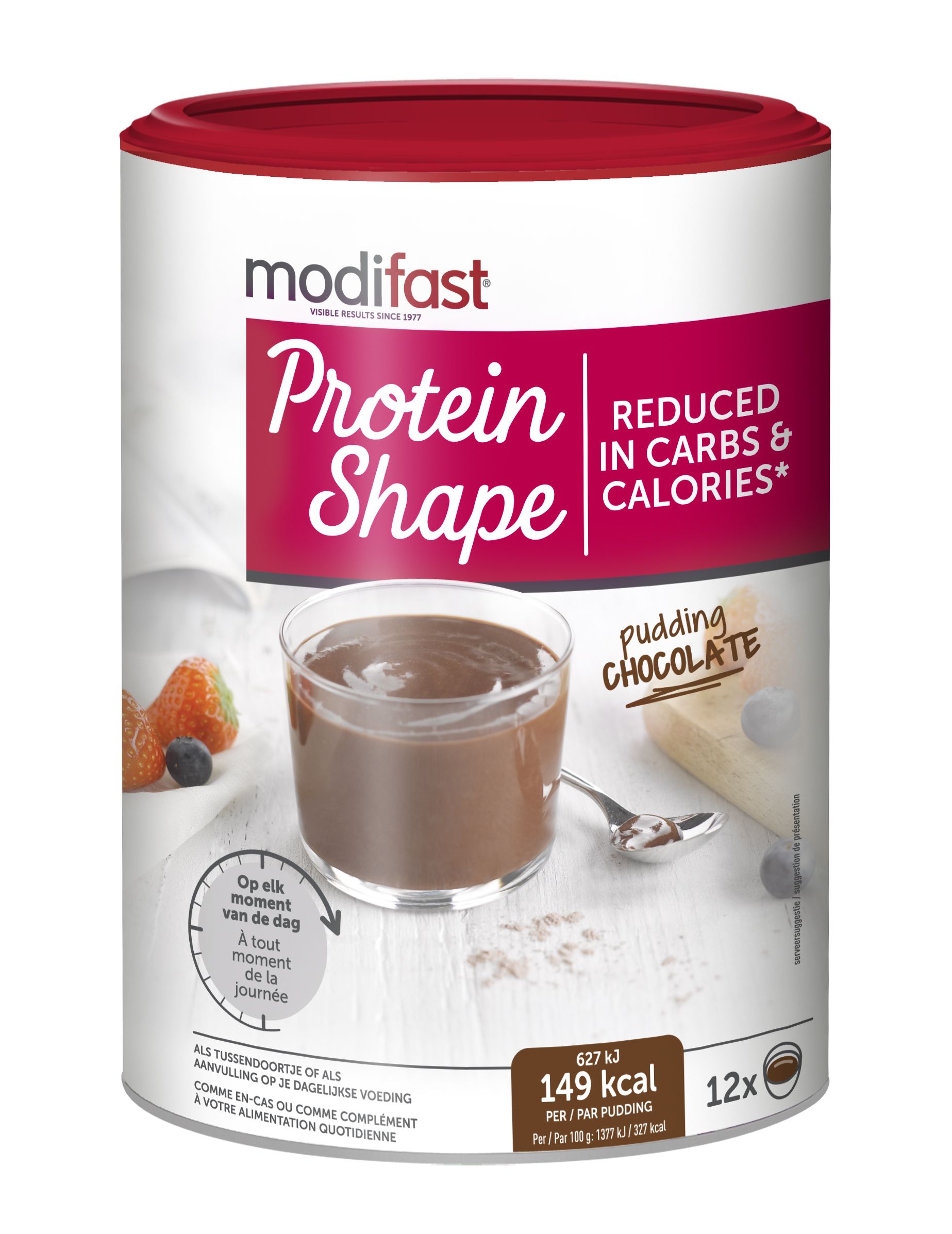 Modifast Protein Shape Pudding Chocolat 540g - Régimes protéinés ...