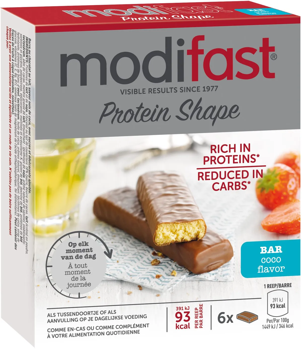 Modifast Protein Shape 6 Barres Chocolat-Coco