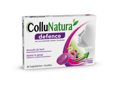 ColluNatura Defence 24 Pastilles Zwartebessensmaak