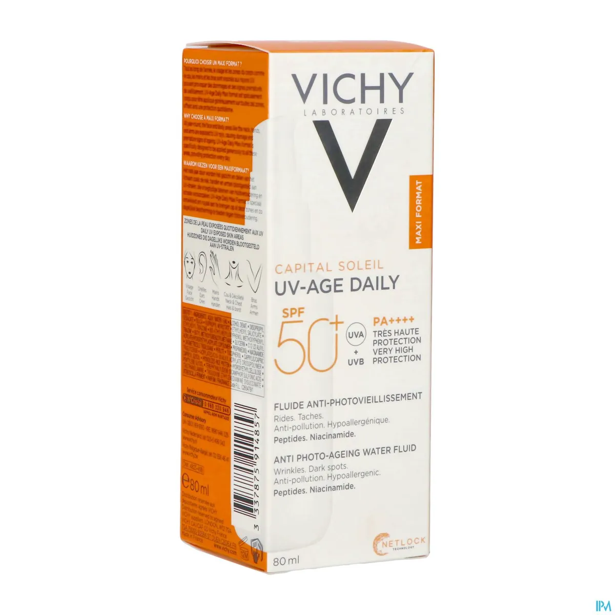 Vichy UV-Age Daily Fluide IP50+ Jumbo 80ml