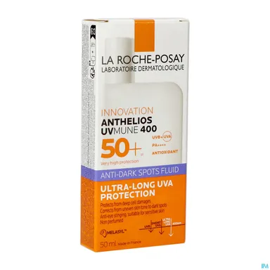 La Roche-Posay Anthelios SPF50+ Onzichtbare Anti-Pigment Fluïde 50ml