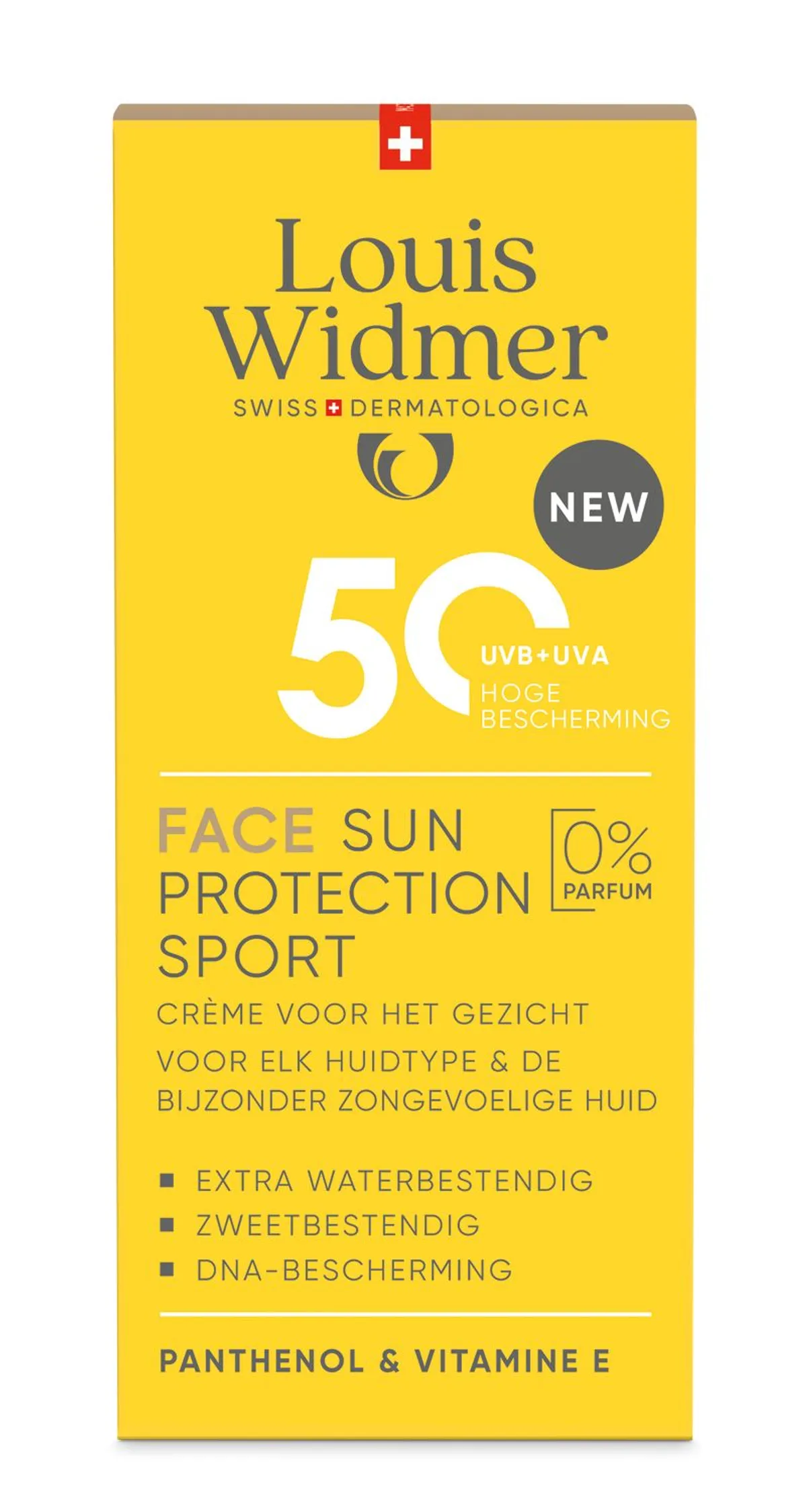 Widmer Face Sun Protection Sport Sans Parfum IP50+ 50ml