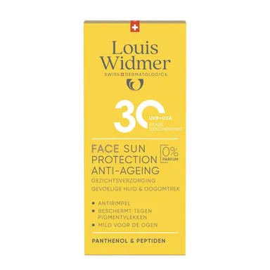 Louis Widmer Face Sun Protection Anti-Âge Sans Parfum IP30+ 50ml