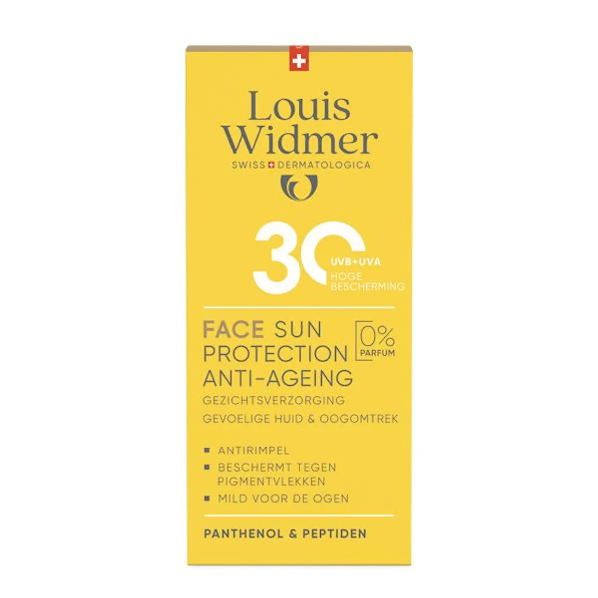 Louis Widmer Face Sun Protection Anti-Aging Niet Geparfumeerd SPF30+ 50 ml