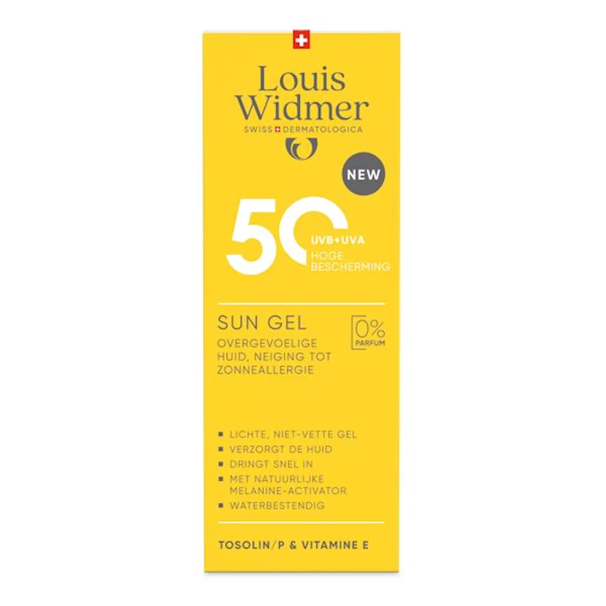 Louis Widmer Sun Gel Sans Parfum IP50+ 100ml