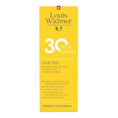 Louis Widmer Sun Gel SPF30+ 100ml