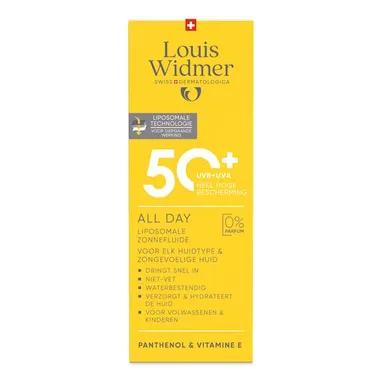 Louis Widmer All Day SPF50+ Sans Parfum 100 ml