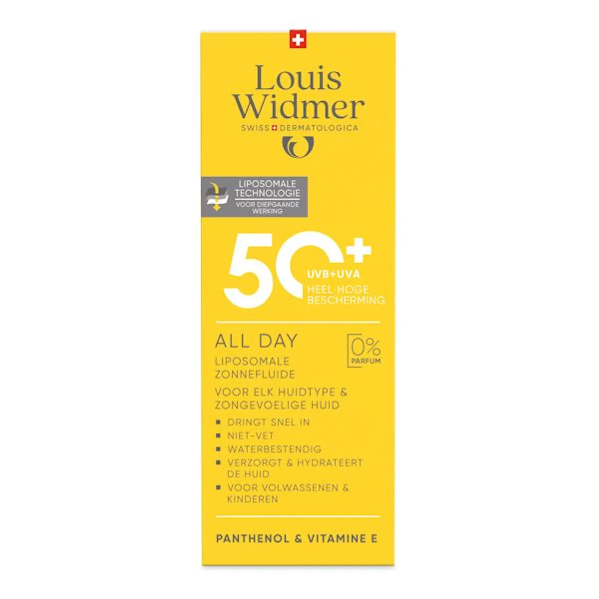 Louis Widmer All Day SPF50+ Parfumvrij 100 ml