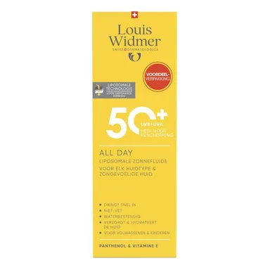Widmer All Day SPF50+ Voordeelformaat 200ml