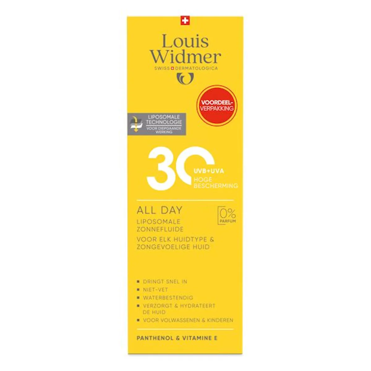 Louis Widmer All Day SPF30+ Niet Geparfumeerd Value Pack 200 ml