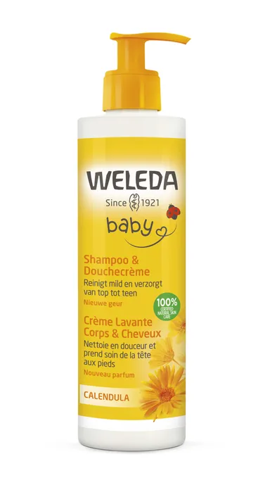 Weleda Reinigingscrème Lichaam & Haar Calendula 400 ml