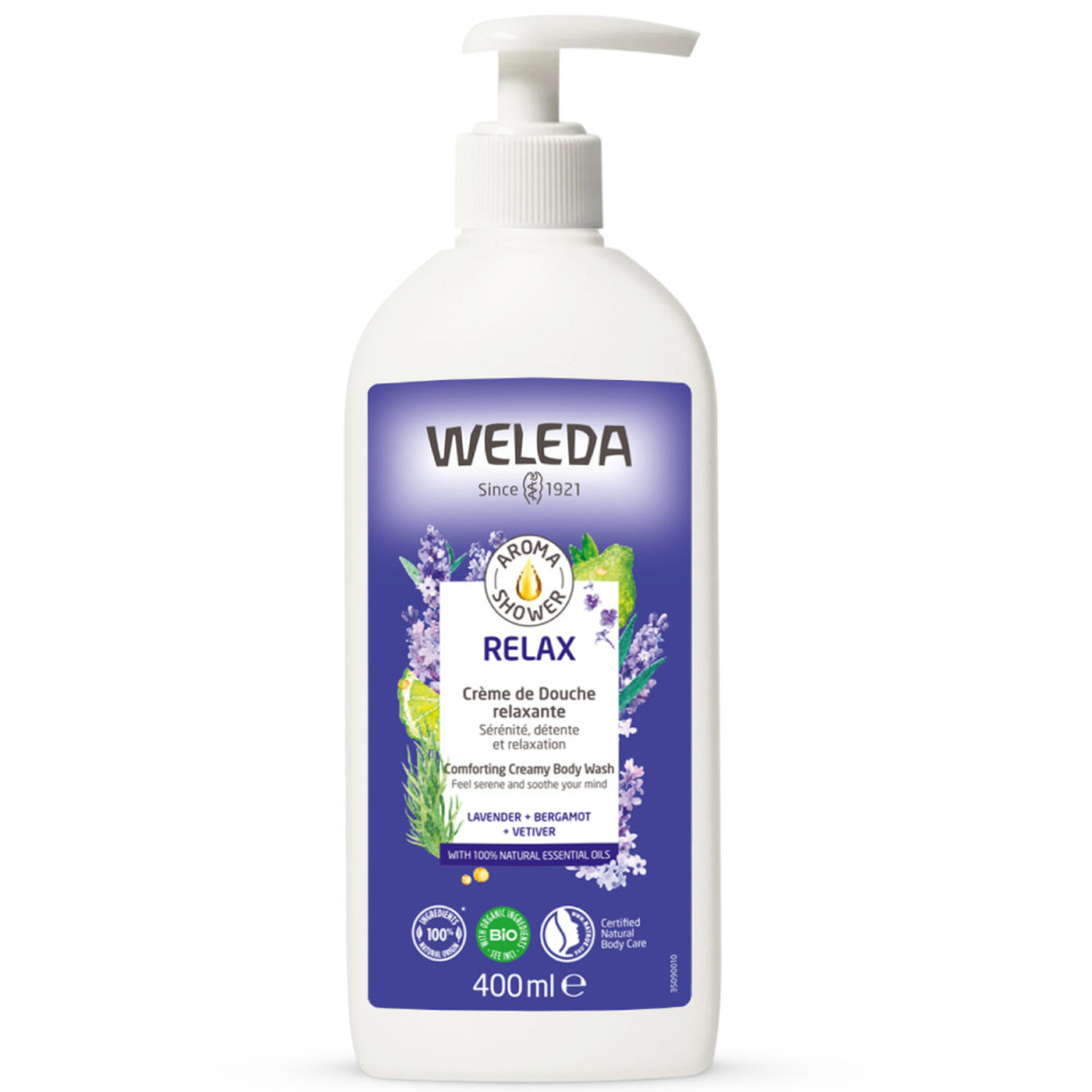 Weleda Relax Douchecrème Lavendel 400ml