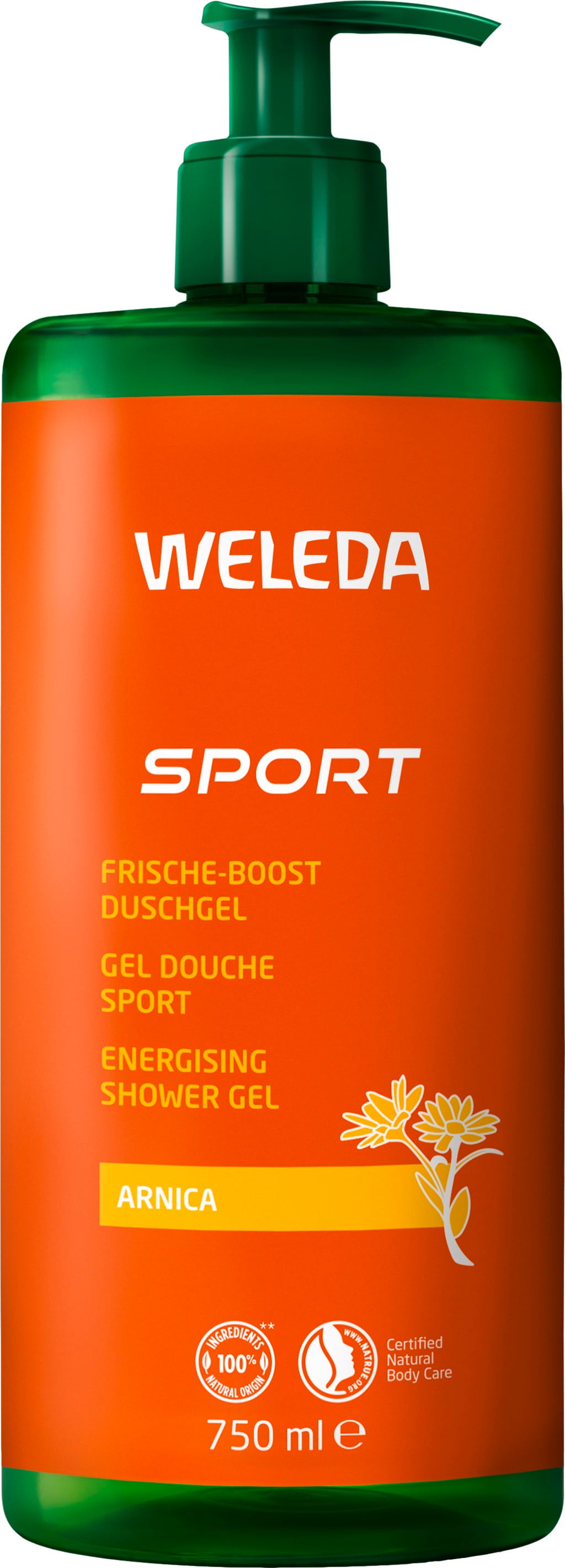 Weleda Sport Douchegel Arnica 750 ml - Weleda