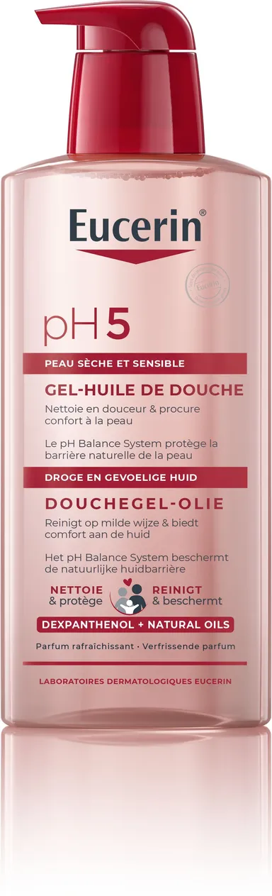 Eucerin pH5 Douchegel-olie Pompje 400ml