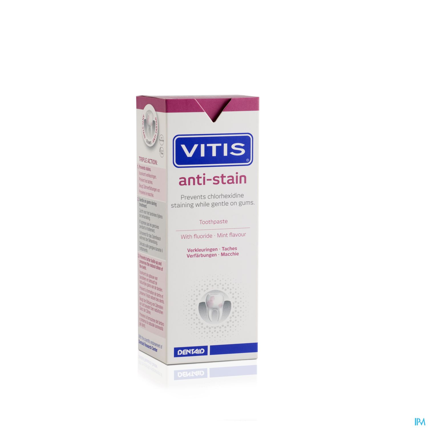 Vitis Anti-Stain Dentifrice 50 ml - Bouche - Dentifrice | Parapharmacie ...