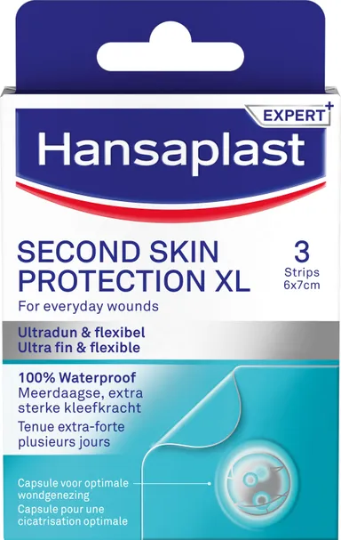 Hansaplast Second Skin Protection XL 3 stuks