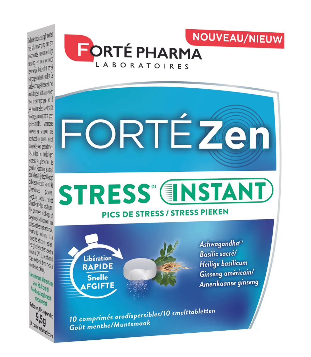 Forté Pharma Forté Zen Stress Instant 10 Tabletten
