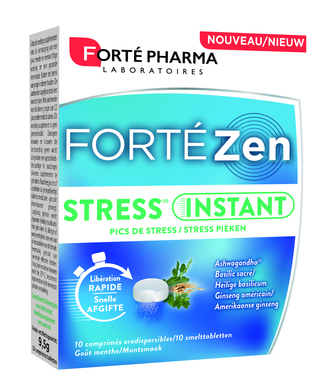 Forté Pharma Forté Zen Stress Instant 10 Tabletten - FORTE PHARMA