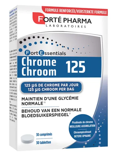 Forté Pharma Chrome 125 30 Comprimés