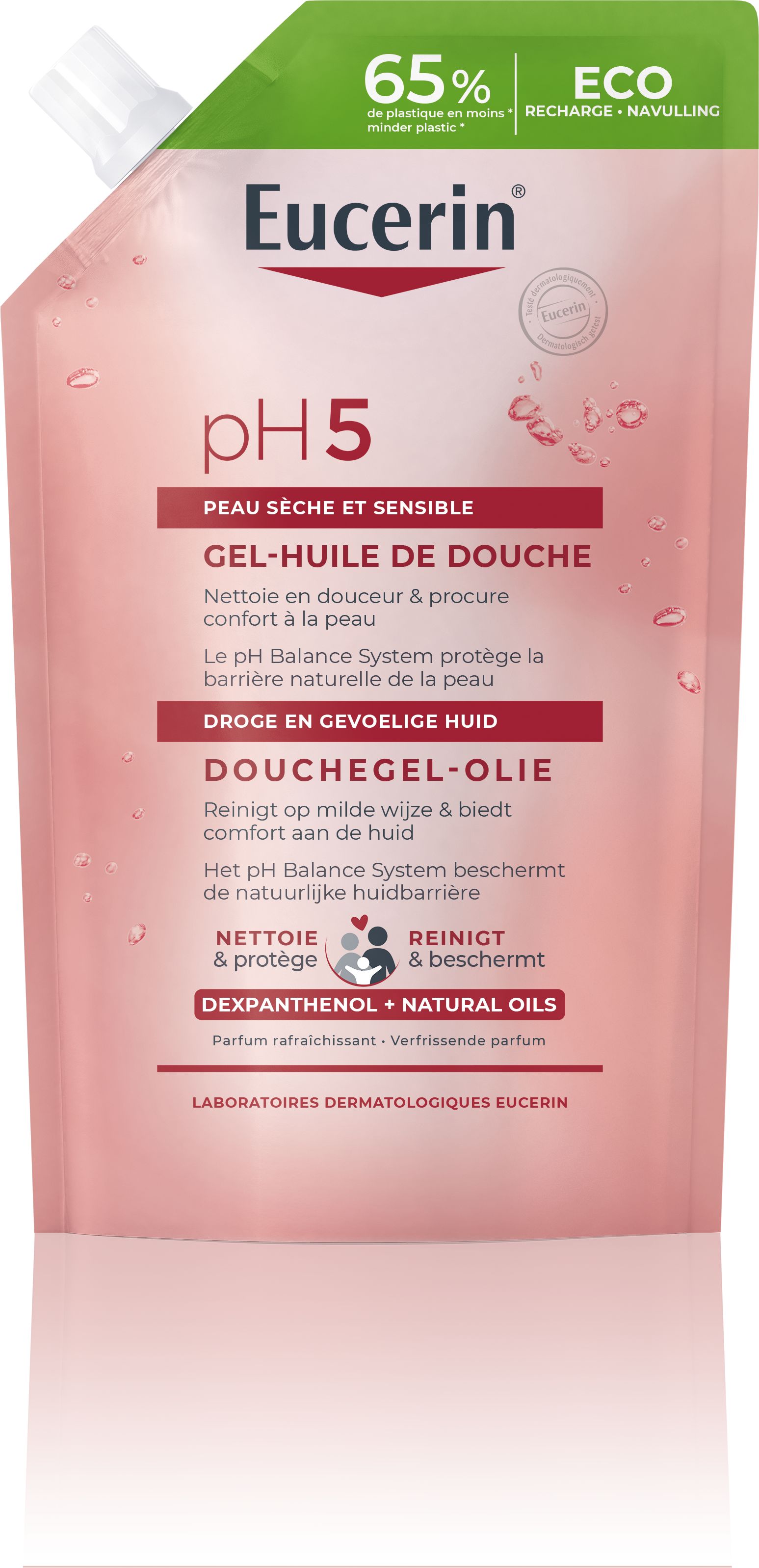 Eucerin pH5 Douchegel-olie Navulling 400 ml - Eucerin