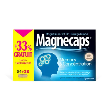 Magnecaps Memory & Concentration 84+28 Capsules