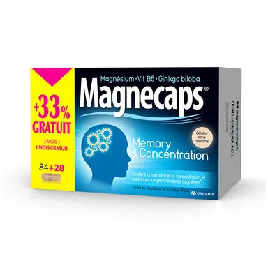 Magnecaps Memory & Concentration 84+28 Capsules