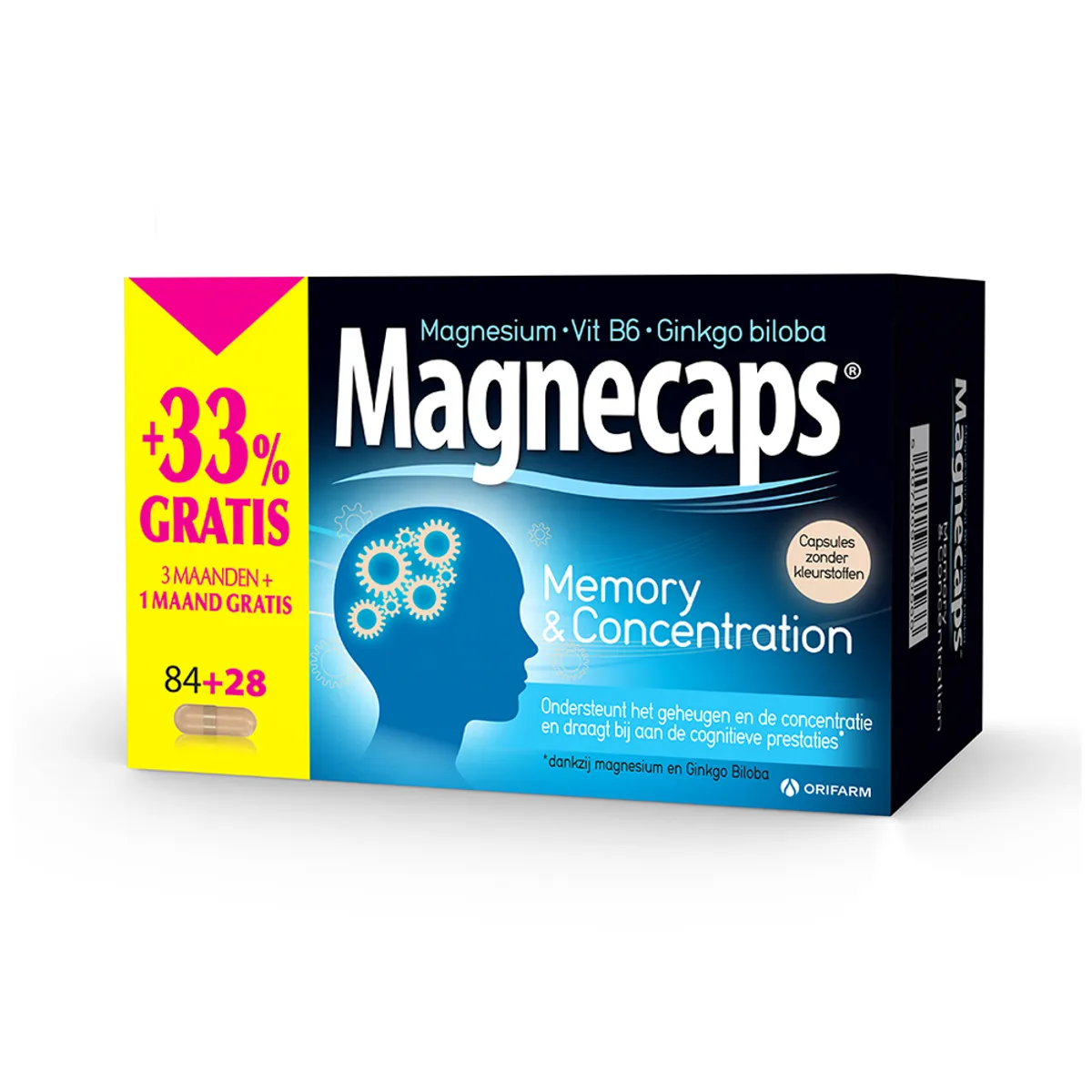Magnecaps Memory & Concentration 84 +28 Capsules