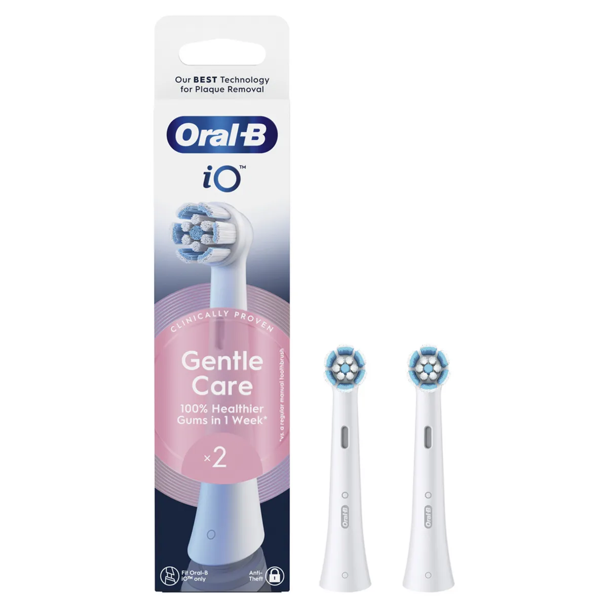 Oral-B iO Gentle Clean Blanc Brossettes 2 pièces