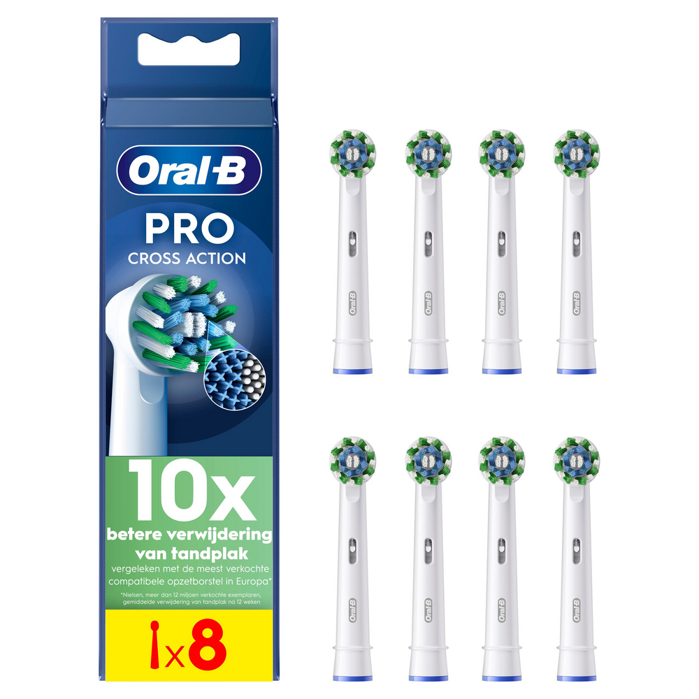 Oral-B Cross Action Borsteltjes 8 stuks