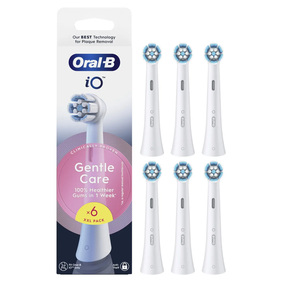 Oral-B iO Gentle Care Brossettes 6 pièces
