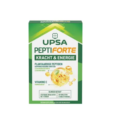 Upsa Pepti'forte Kracht & Energie 60 tabletten