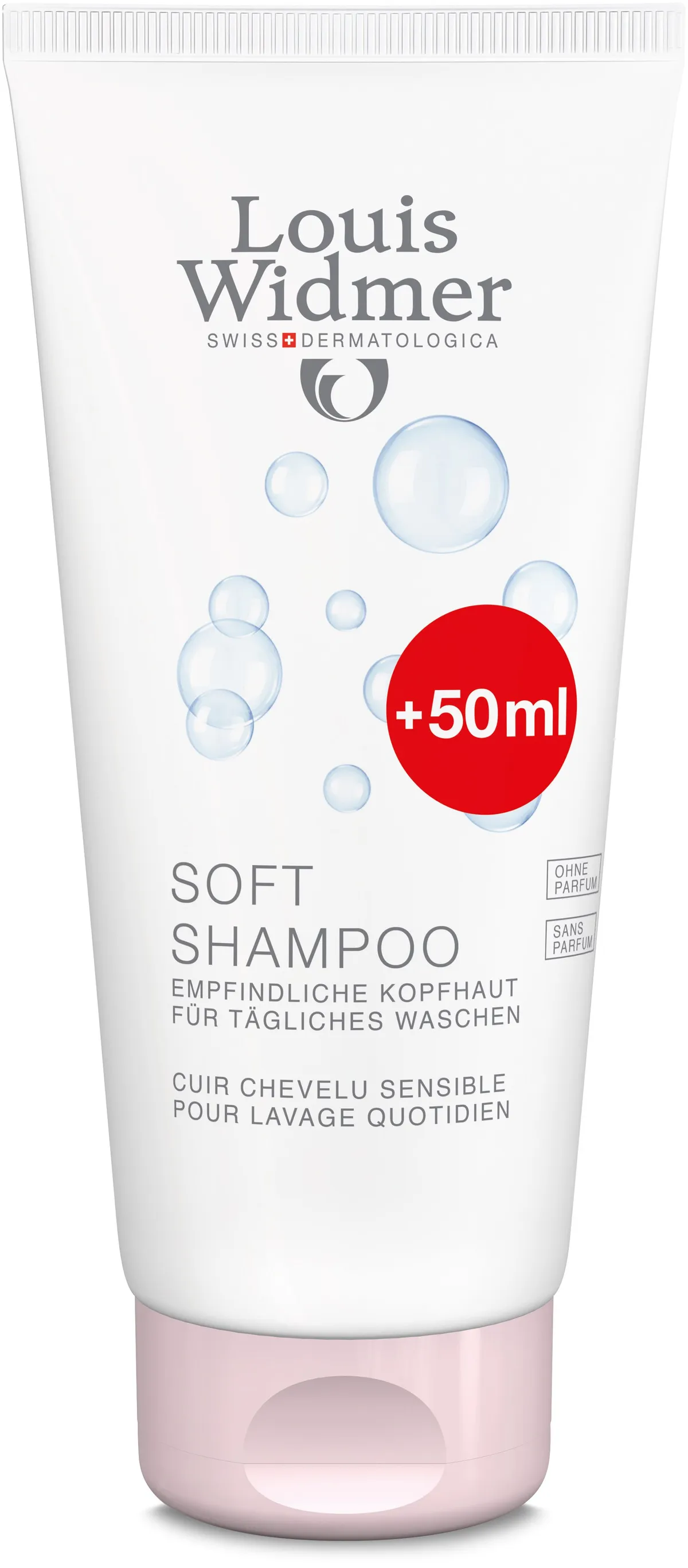 Widmer Shampooing Soft Avec Parfum 150ml (+50ml gratis)