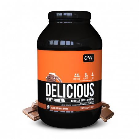 QNT Delicious Whey Protein Belgian Chocolate 908 g