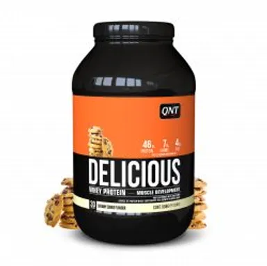 QNT Delicious Whey Protein Creamy Cookie 908g