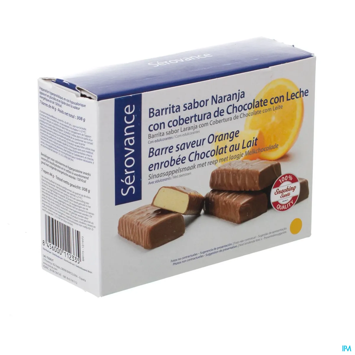 Serovance Reep Sinaasappelsmaak Melkchocolade 7