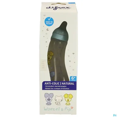 Difrax S-fles Natural Woezel&pip 250ml