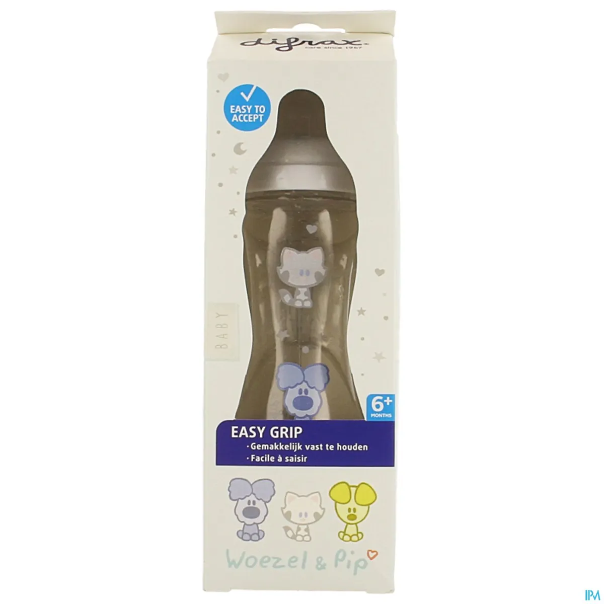 Difrax Biberon Poignee Woezel&pip